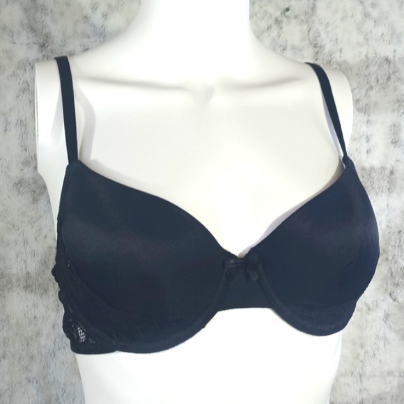 Maidenform Womens Coverage Underwire Fabulous Black 🖤 Bra Size 36 B - Picture 1 of 11